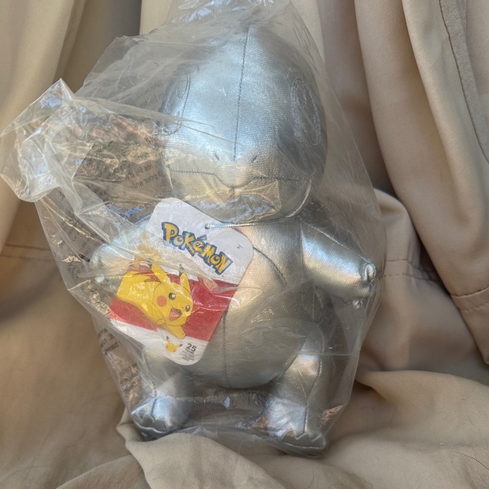 Silver Charmander Pokémon Plush Toy